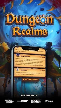 Game screenshot Dungeon Realms: Chat & Roll mod apk
