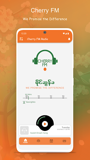 Android application Cherry FM screenshort