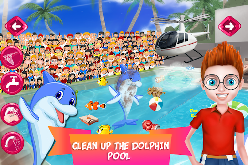 Android application School Kids Dolphin Show Game screenshort