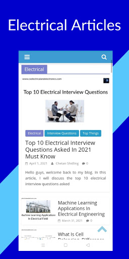 CS Electrical And Electronics Screen 2