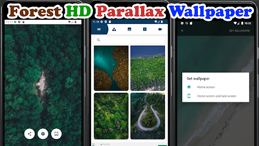 Forest HD Parallax Wallpaper