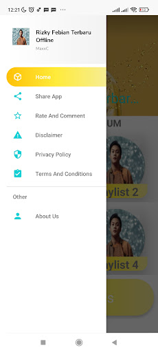 Android application Rizky Febian Terbaru Offline screenshort