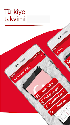 Android application Türkiye takvimi 2024 screenshort