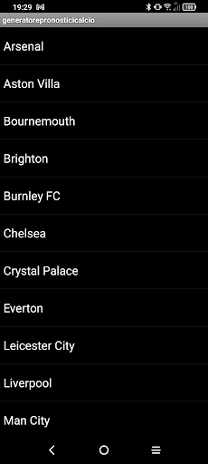 Football prediction generator