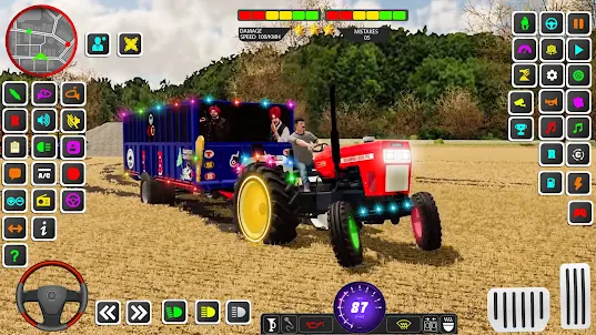 Tractor Game - Farm Drive Game