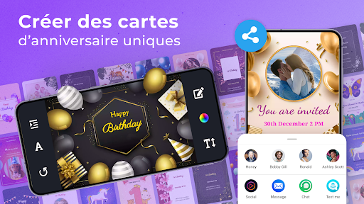 Invitation d'anniversaire screenshot 8