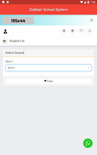 Android application Sidiqia School System screenshort