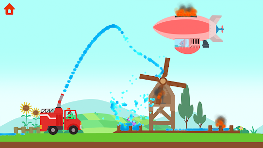 Dinosaur Fire Truck – Firefighting games for kids MOD APK 4