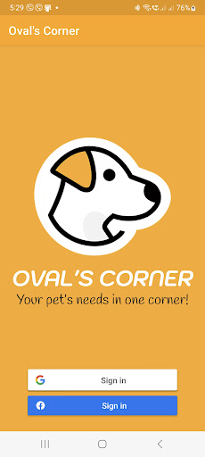 Android application Oval's Corner screenshort