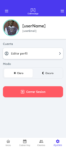 CobrosApp Screen 3