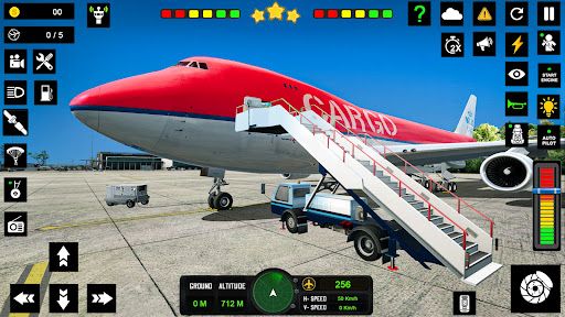 Android application Flight Simulator Airplane Game screenshort