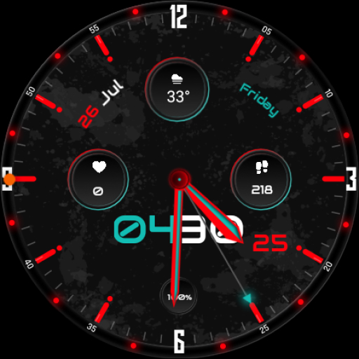 Screenshot of Blood Moon Watch Face