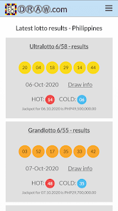 Latest lotto results online