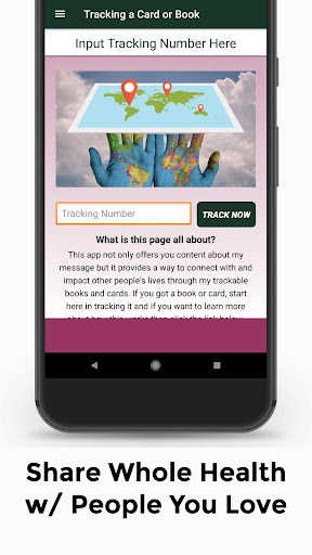 The WholeHealth App Screen 3