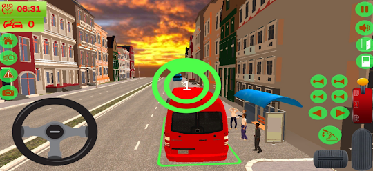 真正的城市麵包車駕駛模擬器遊戲