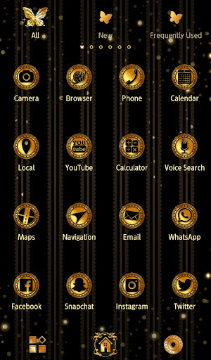 Gothic Butterflies Theme Screen 3