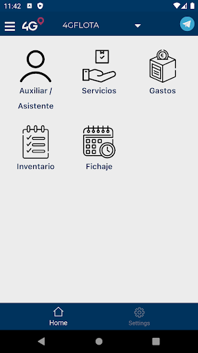 4GFlota TMS Screen 2