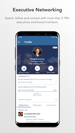 Android application Equilar screenshort