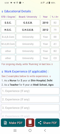 Easy Biodata Maker & CV Resume screenshot 7