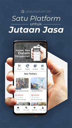 Android application Jasa Lengkap screenshort