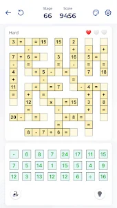 Mathematik-Puzzles - Crossmath