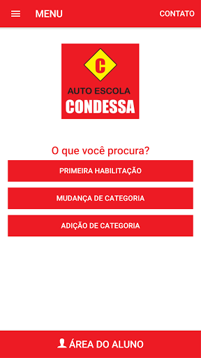 Android application Autoescola Condessa screenshort