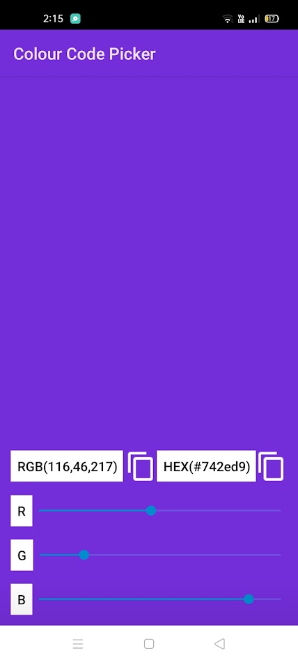#3. Color Code Maker - RGB HEX (Android) De: SEAM's App Service