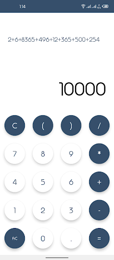 TotalTally - Calculator Screen 2