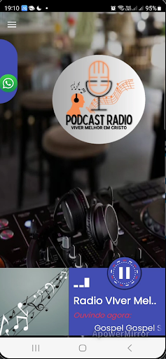 Android application Radio Viver Melhor em Cristo screenshort