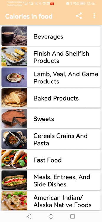 Calories in food - 1.0.06 - (Android)