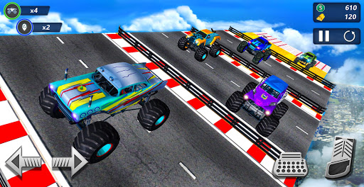 Android application Monster Truck Game screenshort