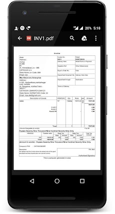 Tally in Mobile App GST Billsのおすすめ画像1