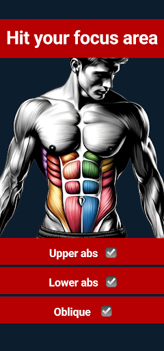 Screenshot of Six pack in 30 days