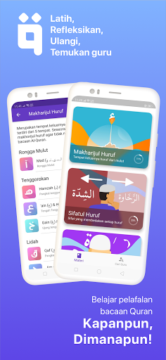 Android application Qiroah - Latihan Baca Al Quran screenshort