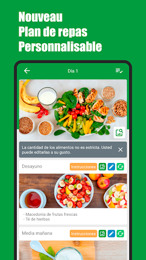 Aperçu de l'application