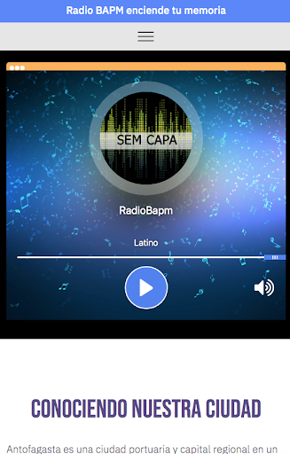 Radio BAPM Screen 3