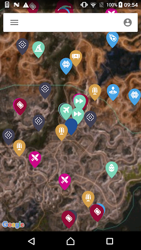 Android application MapGenie: RAGE 2 Map screenshort