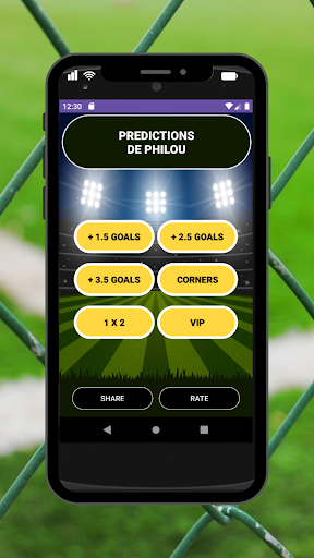 Android application Predictions de Philou screenshort