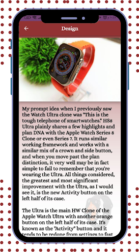 HS8 Ultra SmartWatch guide Screen 3