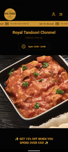 Android application Royal Tandoori Clonmel screenshort
