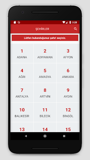 Nöbetçi Eczaneler - Pharmacy Screen 2