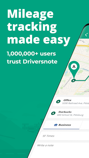 Easy Mileage Tracker & Log | Driversnote 4.1.0 screenshots 1