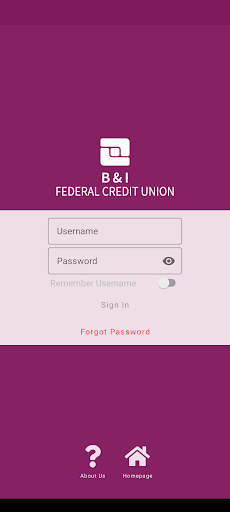 Android application B & I Federal Credit Union screenshort