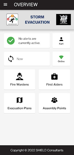 Android application STORM EVACUATION screenshort