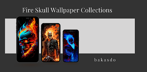 Hellfire Skull Wallpaper 4K