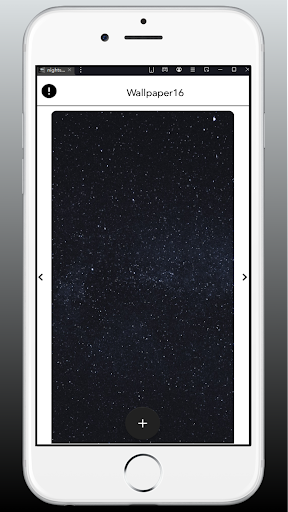 Android application Nightsky wallpaper screenshort