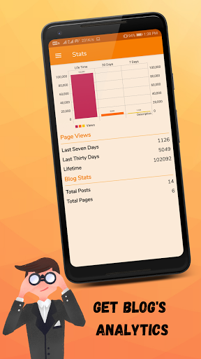 Screenshot of Blogspot Prime : Pocket Blogge