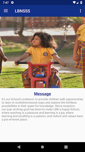 Android application Lucky Bal Niketan Sr Se School screenshort