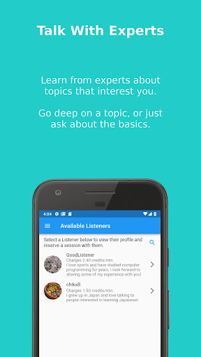 ProTalk: Learn from Experts Screen 2
