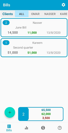 Android application Micro-Sales Manager screenshort